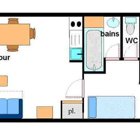 Apartment 5 Pers. Avec Balcon, Proche Pistes Et Commerces A Val Cenis Le